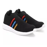 ArmaDuro ADR-1032 Pack of 1, 5, 10 Knitted Fabric Steel Toe Black Safety Shoes, Lightweight, Breathable Industrial Protection