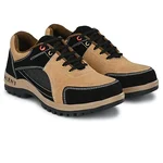 ArmaDuro Tan/Black Suede Leather Steel Toe Safety Shoes (AD1006)