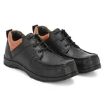 ArmaDuro AD1033 Leather Steel Toe Black Work Safety Shoes