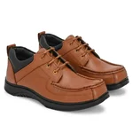 ArmaDuro AD1034 Leather Steel Toe Tan Work Safety Shoes