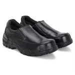 ArmaDuro ADR-1030 Pack of 1, 5, 10 Leather Steel Toe Black Safety Shoes, Slip-Resistant Sole, Durable Industrial Footwear