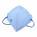 ARRON FFP1 Disposable Light Blue Particulate Respirator Mask Set with Adjustable Nose Clip for Dust & Pollutants (Pack of 50)
