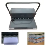 Ars Tech 10 Rectangular Holes Manual Strip Binder (15 Sheet Punch at a Single Slot)