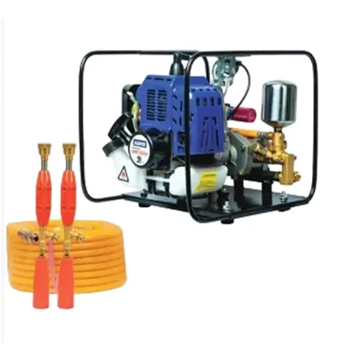 Aspee UMT/2S, 2Stroke 35 CC Portable Power Sprayer with 2 Spray Gun 15 meter Hose Pipe for Agriculture and Garden Use