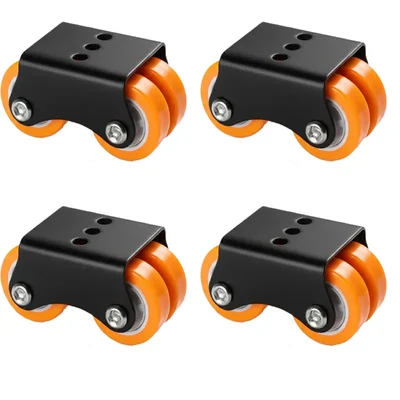 ATC (C-001) Mini Moving Four Caster Wheel Fixed Type ( Pack of 4)
