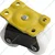 ATC (C-013) 4 Wheel 45mm Height Radius Flat 360° Moving Top Plate Derlin Caster Wheels (Pack of 4)