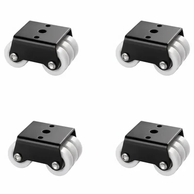 ATC (C-018) 30 mm Delrin Plate Type Sixer Castor Wheel (Pack of 4)