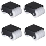 ATC (C-029) 800 kg Load Capacity 4 pcs 30 mm Classic Bearing Delrin Plate Type Eight Wheel Caster