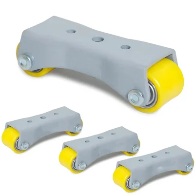 ATC (HUMMER H-01) 35 mm Derlin Bearing Roller Caster Wheels, 650 kg Load Capacity (Pack of 4)