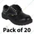 Classic Design Low Ankle Safety Shoe Pack of 20, 50 Fiber Toe Cap, Rexene & Breathable Polyester Lining, Single Density PVC Sole(Size-6,Pack-20 Pairs)
