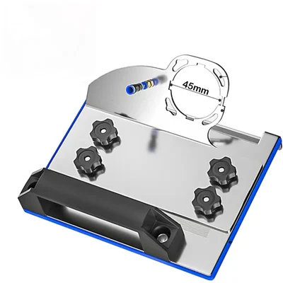 45° Tile Chamfering Tool Stand for Angle Grinder-Precision Bevel Cutter Fixture for Ceramic, Porcelain & Stone Tiles