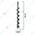 Heavy Duty 2.4 inch, 3 inch and 4 inch Auger Bit Combo with 30 cm Free Bit Extension Pipe  For Earth Auger/ Post Hole Digger Machine