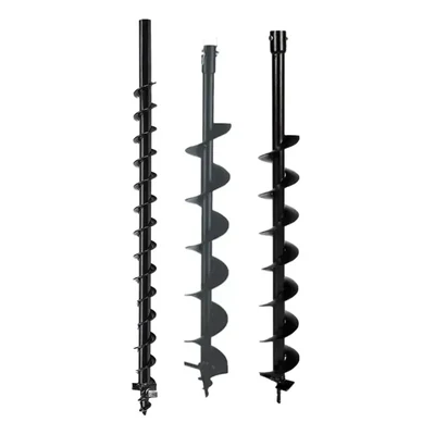 Heavy Duty 2.4 inch, 3 inch and 4 inch Auger Bit Combo For Earth Auger/ Post Hole Digger Machine