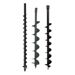 Heavy Duty 2.4 inch, 3 inch and 4 inch Auger Bit Combo For Earth Auger/ Post Hole Digger Machine