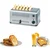 Premium Quality 6 Slice Auto Pop-up Electric Bread Toaster, 2.4 KW, SS Body