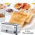 Premium Quality 6 Slice Auto Pop-up Electric Bread Toaster, 2.4 KW, SS Body