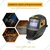 Ingco 92x42 mm Auto Darkening Welding Helmet with Adjustable Shade(AHM008)