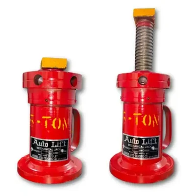 AUTO LIFT 5 Ton Heavy-Duty Single Lift Mechanical Screw Jack, 33 cm Max Lift Height for Light Commercial Vehicles