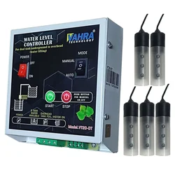 Vahra Fully Automatic Water Level Controller For Single or Dual Tank With 5 Carbon Sensor (VT20-DT)