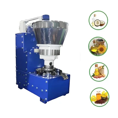 Automatic Wooden Cold Press Oil Machine, 3 HP Motor with 20 Kg/hr Production Capacity, Blue
