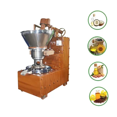 Automatic Wooden Cold Press Oil Machine, 3 HP Motor with 20 Kg/hr Production Capacity