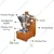 Automatic Wooden Cold Press Oil Machine, 3 HP Motor with 20 Kg/hr Production Capacity