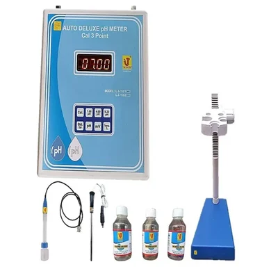 Lab Junction pH Meter Auto Delux, 3 Point Calibration LJ-101 as per Quality Standards