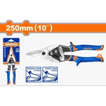 Wadfow 10-Inch Aviation Tin Snips, Straight Cut, Carbon Steel, Ideal for Home ( WAS2410 )