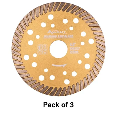Xtra Power 4 inch (105 mm) Awant Signature Diamond Saw Blade(Pack-3 pcs)