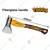 Ingco 1000 Gram Axe with Fiberglass Handle (HAX0811000F)