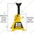 Driger 3 Ton Jack/Axle Stand With 435 mm Maximum Lifting Height (Pack Of 2 Pcs)