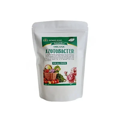 Pioneer Agro Azotobacter Biofertilizer 1 Kg | Plant Growth Promoter & Soil Vitalizer | 100% Organic Microorganisms