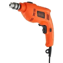 BLACK+DECKER 10 mm 550 Watt Electric Drill Machine With Accessories, 3000 RPM (HD400)
