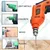 BLACK+DECKER 10 mm 550 Watt Electric Drill Machine With Accessories, 3000 RPM (HD400)