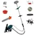 GRAMSTRONG 2 Stroke 52 CC 5 In 1 Backpack Brush Cutter with Round Tiller & Chainsaw Attachment