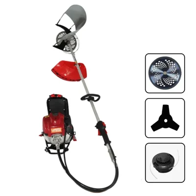 Latson LT-BC-52BP, 52 CC 2 Stroke Backpack Petrol Brush Cutter Machine with 1 Year Warranty