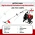 Mitsuyama DX-PCH-35BP, 4 Stroke Backpack Brush Cutter of 0.8KW, 35 cc Engine