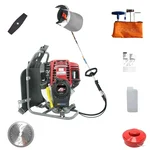 Heavy Duty 4 Stroke Backpack Multi Crop Brush Cutter 35 CC, With Free Attachments
