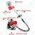 Heavy Duty Backpack 2 Stroke 52 CC 4 in 1 Mini Tiller| Multipurpose Brush Cutter With Round Tiller Attachment 