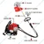 Heavy Duty Petrol Engine Backpack Brush Cutter | Crop Cutting Machine 4-Stroke 31 CC with Combo For Agriculture & Garden