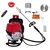 Heavy Duty 4 Stroke 35 CC Backpack Chainsaw Machine | Brush Cutter with Chainsaw Attachment.