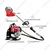 Heavy Duty 4 Stroke 35 CC Backpack Chainsaw Machine | Brush Cutter with Chainsaw Attachment.