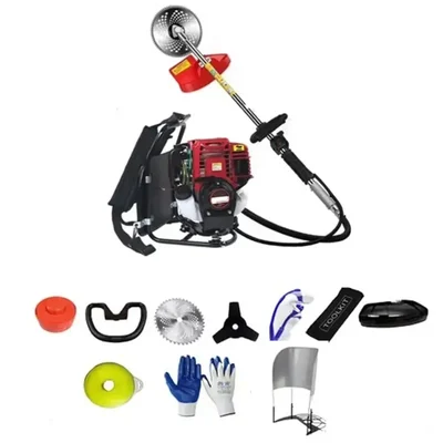 GT-Shakti GT-BG438, 35-cc 4-stroke Backpack Brush Cutter with Accessories | GX-35 Engine
