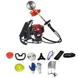 GT-Shakti GT-BG438, 35-cc 4-stroke Backpack Brush Cutter with Accessories | GX-35 Engine