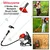 Mitsuyama DX-PCH-52BP, 2 Stroke 52CC Backpack Multi Crop Brush Cutter With Accessories