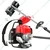 Heavy Duty GX-35 Backpack Brush Cutter 35 cc and 4 Stroke Engine with Flat Tiller Attachment