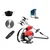 Heavy Duty GX-35 Backpack Brush Cutter 35 cc and 4 Stroke Engine with Round Tiller Attachment