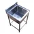 24x24x30 inch Single Utility Sink with Backsplash, Stainless Steel Body, for Commercial Purposes