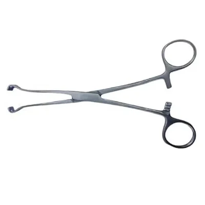 SS Babcock Forceps 8 Inch, High Precision, Non-Slip Grip, Medical Tool Ideal for Surgical, Veterinary and Laboratory Use