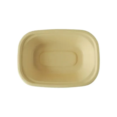 PAAVAN 500 ml, Disposable Bagasse Bowls with Lid for Serving Snacks and Dinner(Pack-50 Pcs)